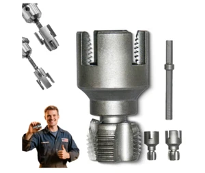 1/2", 3/4" Gewindeschneider und Winkelschraube Reparaturwerkzeug, Gartenschlauch Gewinde Schneideisen - Bild 1 von 13