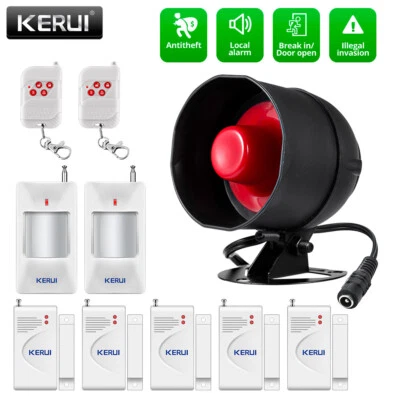 433MHz Wireless House Store Indoor Outdoor Alarm Siren Burglar Security System - Image 1 of 4