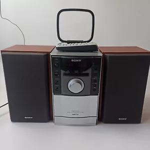 Sony CMT-EH10 Micro Hi-Fi Compact / CD/ Radio / Casette + Remote - Working - Picture 1 of 24