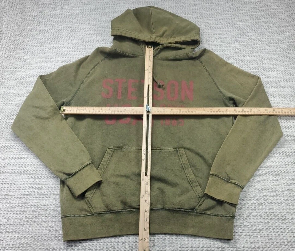 Sudadera con Capucha Stetson Western Pull Over Para Hombre Gráfico Mediano Vaquero Rodeo Rancho Ropa Foto 1 de 4