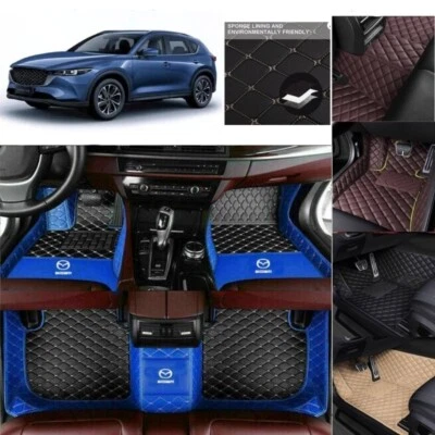 Fußmatten für Mazda CX-3 CX-5 CX-7 CX-9 Automatten Autoteppiche Luxus 2007-2025 - Bild 1 von 4