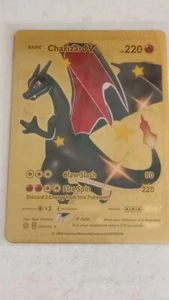 2020 POKEMON CHARIZARD V CLAW SLASH FIRE SPIN GOLD CARD #79/73 - Picture 1 of 2