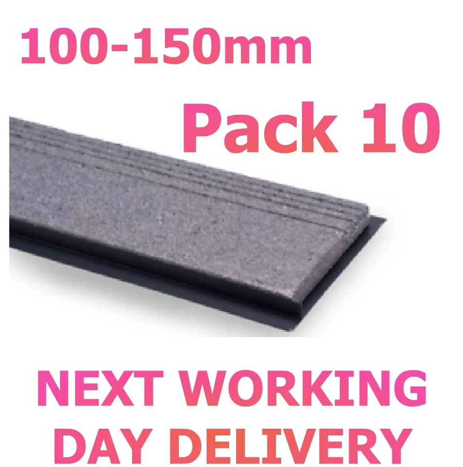 10 x CAVITY CLOSERS MULTI WIDTH 100mm to 150mm 2.4m Long NEXT DAY DELIVERY - Image 1 of 1