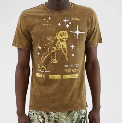 CAMISETA PRPS QUERUBÍN LENTEJUELAS LAVADO ÁCIDO, TALLA L Foto 1 de 4