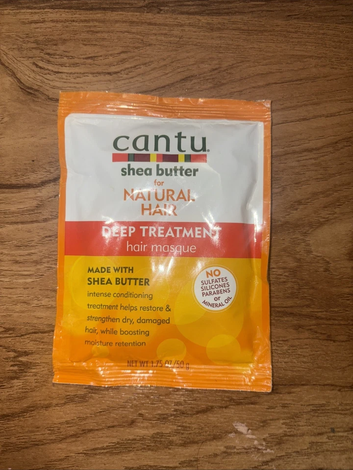 Mascarilla de tratamiento profundo de manteca de karité Cantu para cabello natural 1,75 oz  Foto 1 de 1