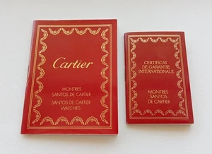 CARTIER Santos Guarantee Warranty Set (Unwritten) - Anni '90 - Imagen 1 de 2