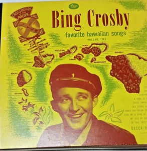 Bing Crosby FAVORITE HAWAIIAN SONGS Vol. 2 5 X 78 RPM  10" VG+ - Picture 1 of 2
