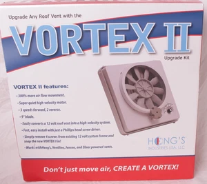 Heng's Industries Vortex II Replacement Fan Kit - 12V - White - 90046-CR - Bild 1 von 2