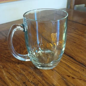Vintage Half Pint Guinness Glass Mug Gold Letters Man Cave VGC 1976 (No.2) - Picture 1 of 7