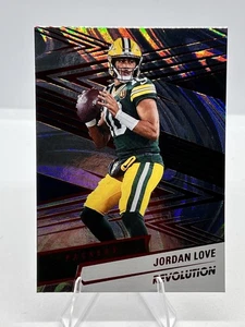 2025 Panini Revolution Jordan Love Red Swirl #99 Green Bay Packers - Bild 1 von 2