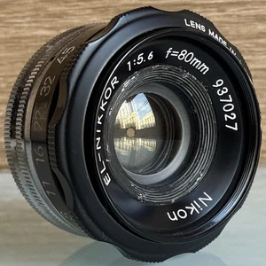 [Exc] Nikon EL Nikkor 80mm f/5.6 Enlarging Lens From JAPAN - Picture 1 of 24