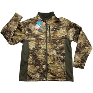 NWT Habit Sherpa Lined Jacket Men Large Camo Raider Thunderhorn Soft Shell - Picture 1 of 17