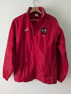 Exeter City Jacket Small Red Joma Rain Coat Football Windbreaker Zip Training - Picture 1 of 4