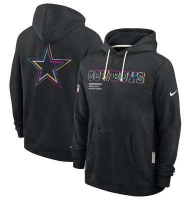 Dallas Cowboys Nike 2025 Crucial Catch NFL Dri-FIT Hoodie