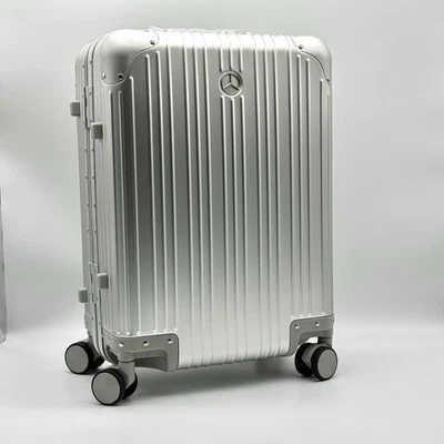 MERCEDES BENZ RIMOWA Mercedes-Benz Aluminum Carry-On Suitcase Premium Silver Cabin Luggage | OEM