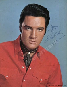 Elvis Presley Vintage Signed Photo Autographed REPRINT - Picture 1 of 1