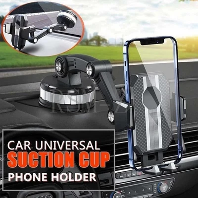 360° ABS Suction Cup Phone Holder Cradle for Car Windshield Dashboard Adjustable - Image 1 of 4