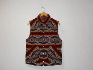 Pendleton Native Pattern Wool Down Vest S Used Authentic - Picture 1 of 10