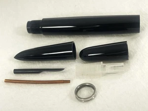 Vintage PARKER 51 Fountain Pen parts ~ 1942 VACUMATIC barrel set w/Feed ~ BLACK - Picture 1 of 1