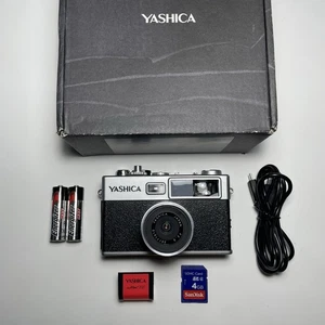 Yashica Y35 Digifilm Camera Tested + DigiFilm 200 Cart, SD Card, USB Cable - Picture 1 of 11