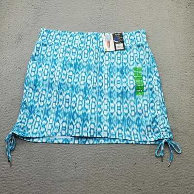 Skort Jones New York Ruched Feminino Grande Multi Geométrico Forrado Cintura Puxar - Imagem 1 de 4