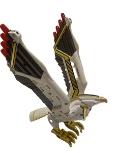 Vintage 1995 Mighty Morphin Power Ranger White Ranger’s Deluxe Falconzord - Bild 1 von 22