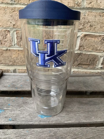 Tervis University of Kentucky Wildcats UK Logo 24 oz Tumbler with Blue Lid Cover