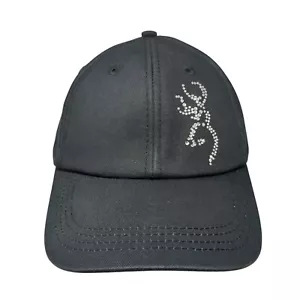 Browning For Her Women's Strapback Hat Black One Size Rhinestone Logo - Picture 1 of 8