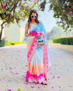 Saree Blouses For Women, Customized Blouse Design, Saree Blouse and Petticoat - Picture 1 of 19