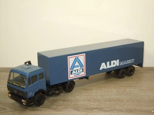 Mercedes Truck & Trailer Aldi Markt - Lion Car 1:50 *69086 - Bild 1 von 4