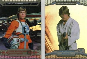 Star Wars Chrome Perspectives: Juego de base paralela refractor de 100 cartas 1-50E y 1-50R - Imagen 1 de 1