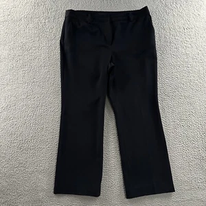Talbots Womens Pants Black Size 14p Barely Boot High Rise Polyester Blend - Picture 1 of 18