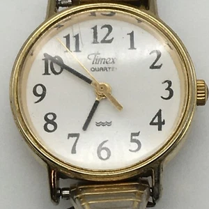 Timex Damenuhr wasserdicht Quarzwellen reparaturbedürftig - Bild 1 von 4