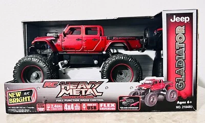 New Bright - 21848U - Jeep Gladiator 4x4 Scale 1:18 - R/C - Red - Image 1 of 4
