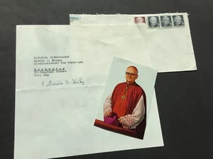 DENNIS W. HICKEY †1999 Bishop of Rochester 1968-90 signed letter 8x8 autograph  - Picture 1 of 1