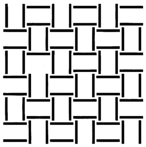 Really Great Stencils, Kitty Corner 2 Stencil, 5.5 x 5.5", Parallel Lines, Ended - Picture 1 of 1