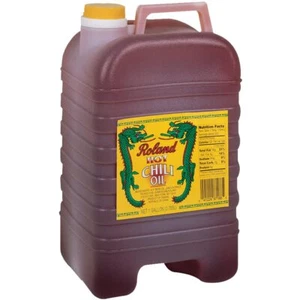 Roland Foods Hot Chili Infused Oil Specialty Imported Food 1 Gallon Pack of 2 - Picture 1 of 7
