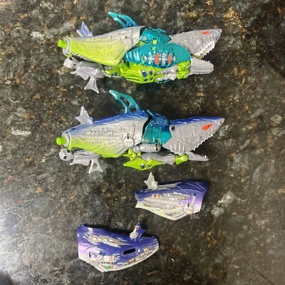 2 CyberShark Mega Class (Transformers Beast wars, Hasbro)  Not Complete - Image 1 of 4