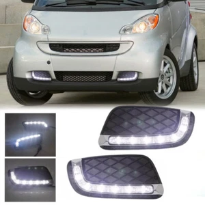 For Benz Smart Fortwo W451 2008-2011 Car LED Daytime Running Light DRL Fog Lamp - Picture 1 of 15