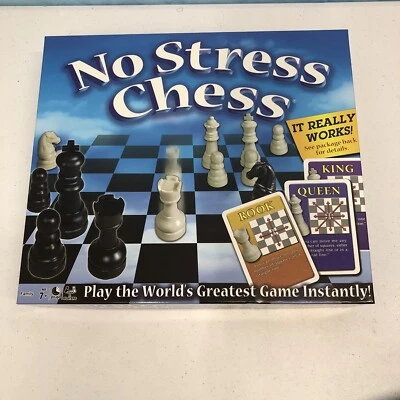 No Stress Chess Learning Board Game Classic Strategy Educational Winning Moves - Image 1 of 4