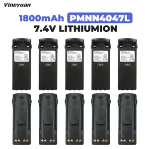 10X PMNN4047 Zamienny akumulator litowo-jonowy 1800mAh do radia MOTOROLA MTP700 MTP750 - Zdjęcie 1 z 12