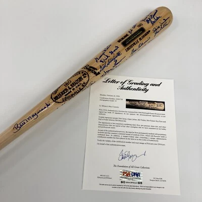 1960 Pittsburgh Pirates World Series Champs Team Signed Bat PSA DNA 10 GEM MINT - Image 1 of 4