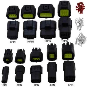 1 2 3 4 6 8 10 12 16 Pin Denso Auto Waterproof Wire Connector Electrical Plug  - Picture 1 of 24