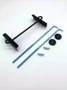 Battery Hold Down Bracket Universal, Cross Bar with 10" L Bolts - Picture 1 of 3
