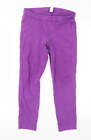 HUE Womens Purple Cotton Jegging Jeans Size S L21 in Regular