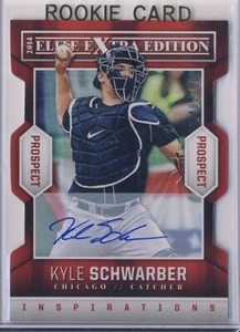 2014 Elite Extra KYLE SCHWARBER AUTOGRAPH #048/100 Auto Rookie Die Cut Cubs - Picture 1 of 2