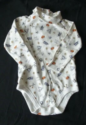 TKS 24 Meses Niñas Halloween Body Cuello Alto Manga Larga Usado en Excelente Condición De Colección Foto 1 de 2