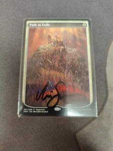 1x Signed Full Art MagicFest Path To Exile Magic The Gathering Promo - Picture 1 of 2