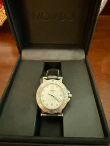 Movado VIZIO Swiss Mens Watch, 37mm, 84 C2.888, Excellent,New Service Orig.Strap - Picture 1 of 13