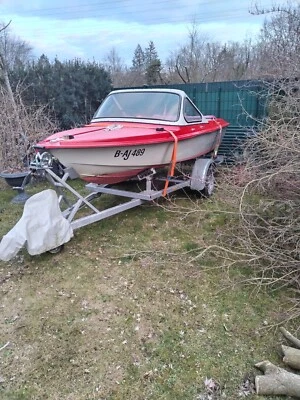 Gebrauchter Ibis 3 Motorboot ohne Motor in Rot zu verkaufen - Bild 1 von 4